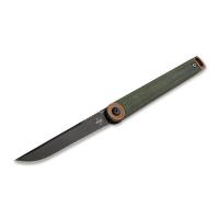 Нож Boker 01BO391 Kaizen Green Canvas Micarta
