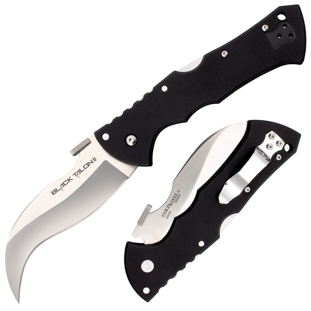 Нож Cold Steel 22B Black Talon II Plain Edge фото 2