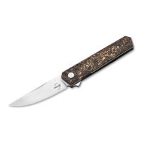 Нож Boker 01BO196 Kwaiken Compact Flipper Marble Carbon Copper фото 1