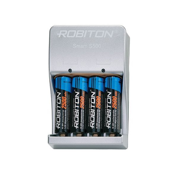 Зарядное устройство Robiton Smart S500-4MHAA + 4 AA2500 BL1 фото 1