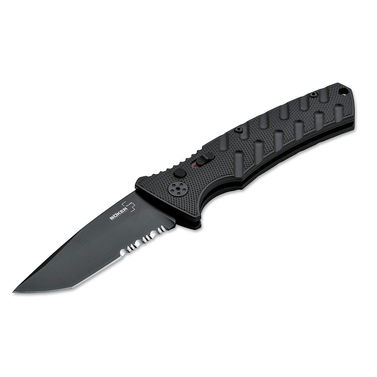 Автоматический нож Boker 01BO401 Strike Tanto All Black фото 2