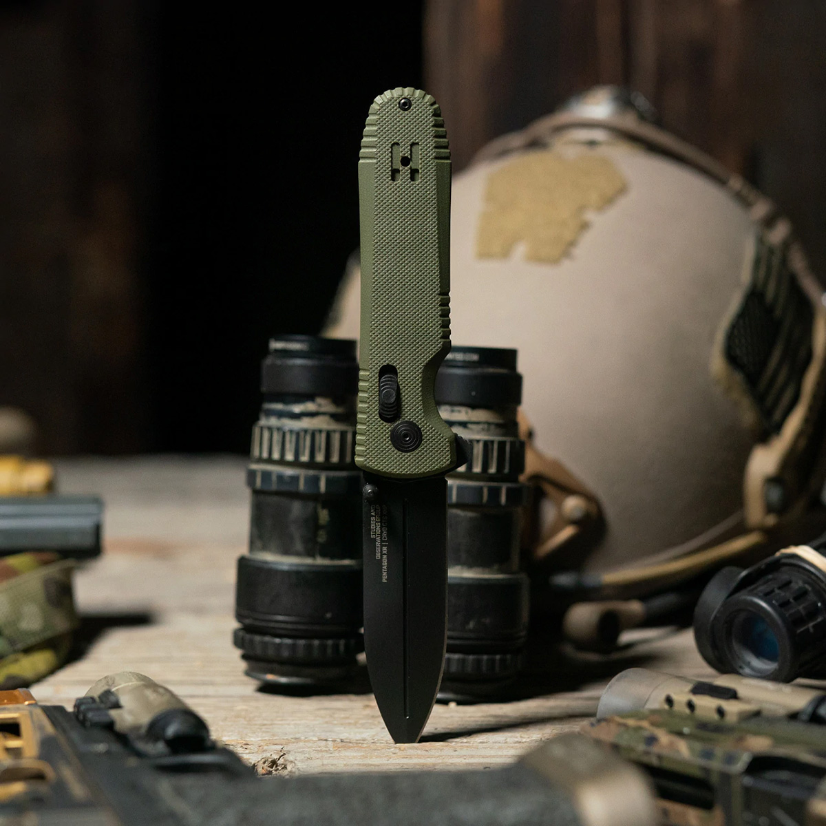 Нож SOG, 12-61-02-57 Pentagon Mk3 OD Green фото 4